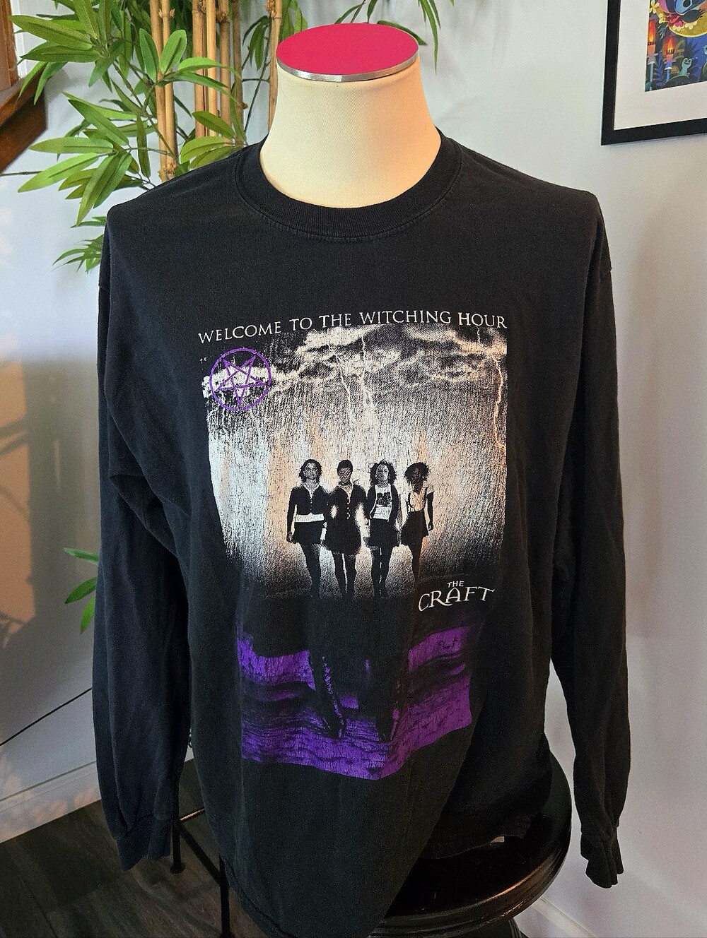 The Craft - Longsleeve Tee L with back and sleeve print 90s